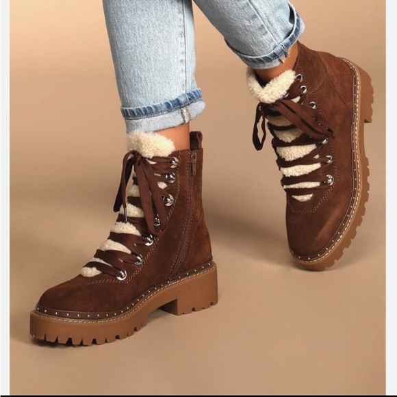 Steve Madden Shoes - Steve Madden Brown Suede Boots 9.5